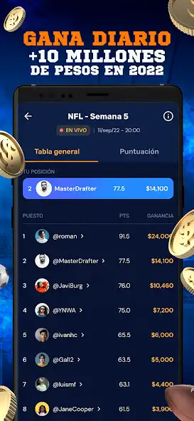 Play Draftea - Daily Fantasy Sports as an online game Draftea - Daily Fantasy Sports with UptoPlay