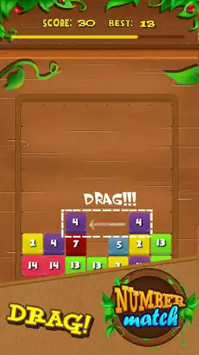 Play Drag n Merge - Number Block Puzzle as an online game Drag n Merge - Number Block Puzzle with UptoPlay