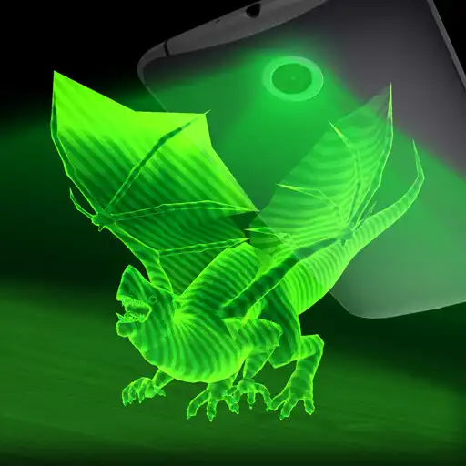 Play Dragon hologram laser camera simulator APK