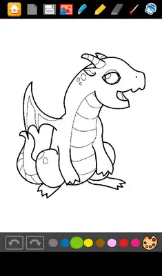 Play Dragons Coloring Games