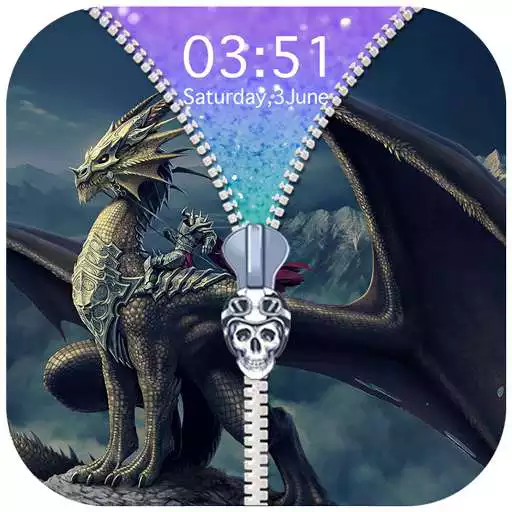 Free play online Dragon Zipper Lock Screen  APK