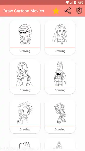 Play Draw Cartoon Famous  and enjoy Draw Cartoon Famous with UptoPlay