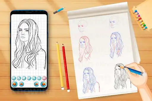 Play Draw Celebrities - Learn How to Draw Famous Faces  and enjoy Draw Celebrities - Learn How to Draw Famous Faces with UptoPlay