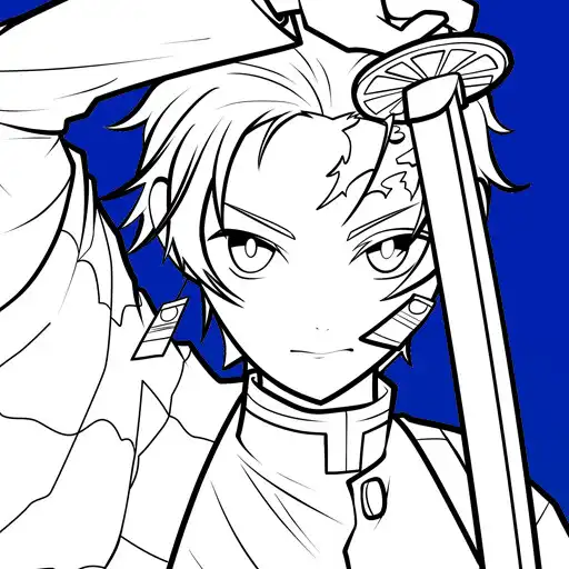 Play Draw Coloring Demon Slayer APK