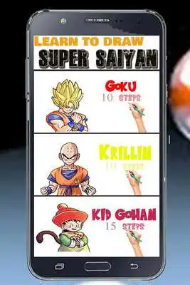 Play Draw Goku Super Saiyan