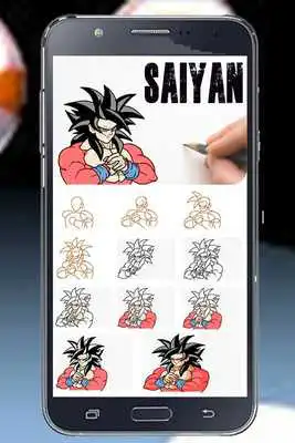 Play Draw Goku Super Saiyan