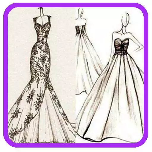 Free play online Drawing Dress Gown APK