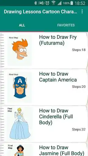 Play Drawing Lessons Cartoon Characters  and enjoy Drawing Lessons Cartoon Characters with UptoPlay