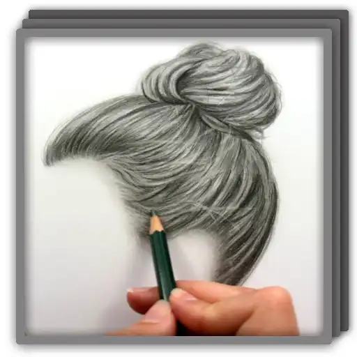 Run free android online Drawing Realistic Hair APK