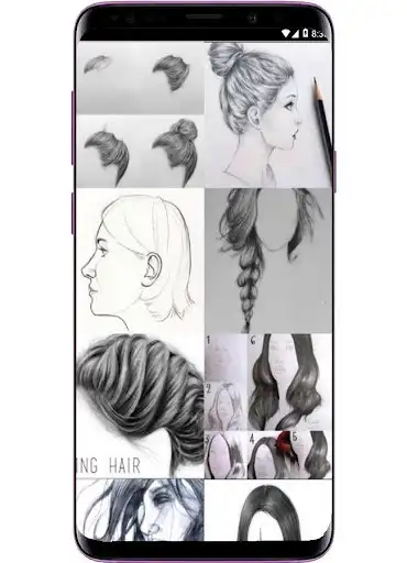 Play APK Drawing Realistic Hair  and enjoy Drawing Realistic Hair with UptoPlay com.pongiterusdev.drawingrealistichair