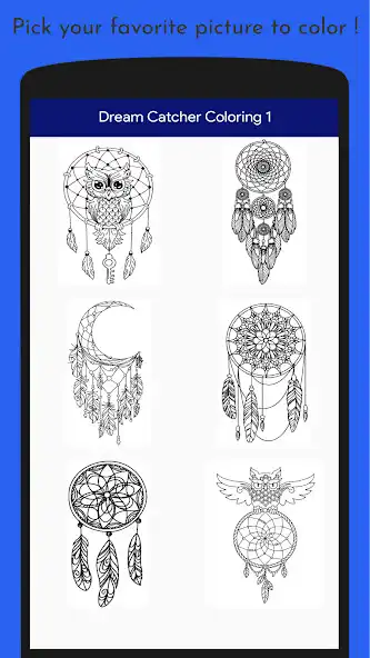 Play Dream catcher coloring book  and enjoy Dream catcher coloring book with UptoPlay