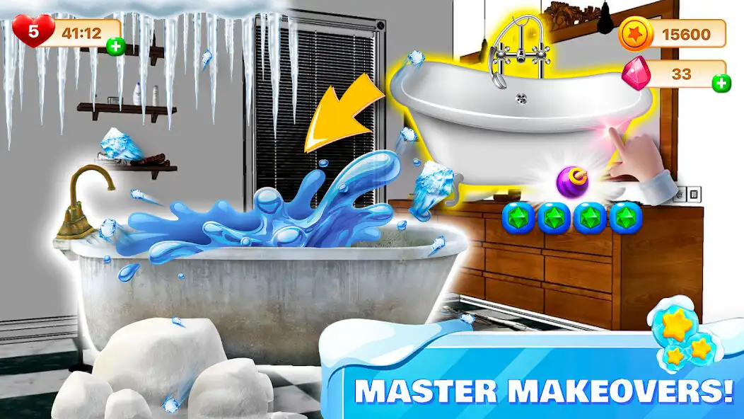 Play Dream Home Design: Match 3 as an online game Dream Home Design: Match 3 with UptoPlay