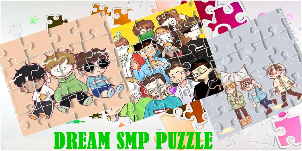 Play Dream SMP Puzzle as an online game Dream SMP Puzzle with UptoPlay