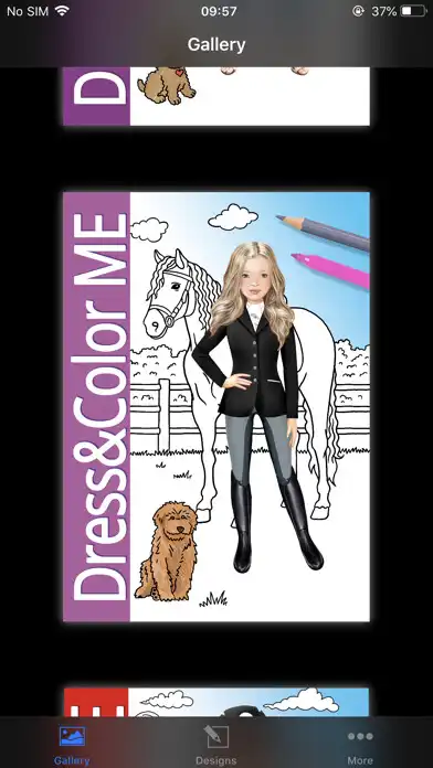 Play Dress and Color Me as an online game Dress and Color Me with UptoPlay