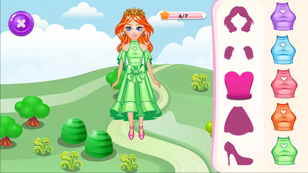 Play Dress up the Princess as an online game Dress up the Princess with UptoPlay