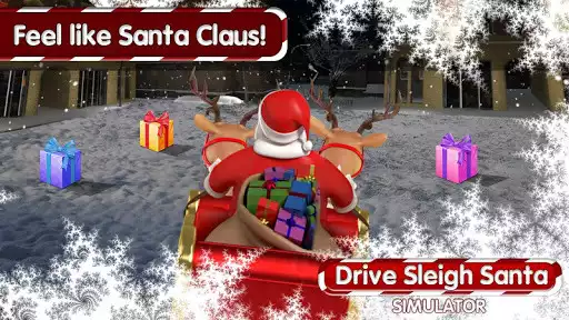 Play Drive Sleigh Santa Simulator