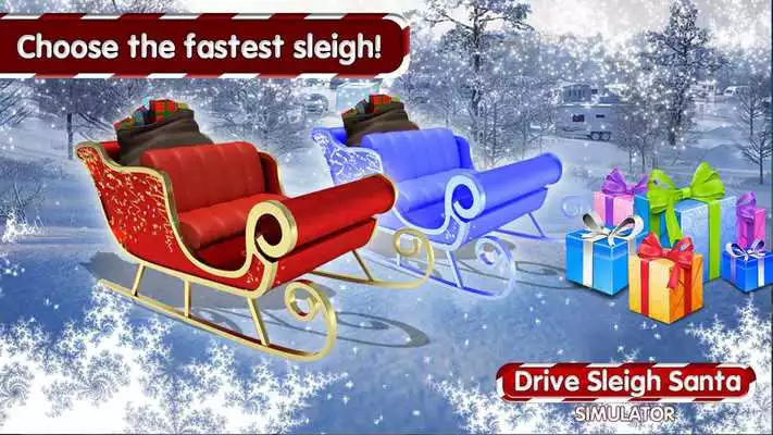 Play Drive Sleigh Santa Simulator