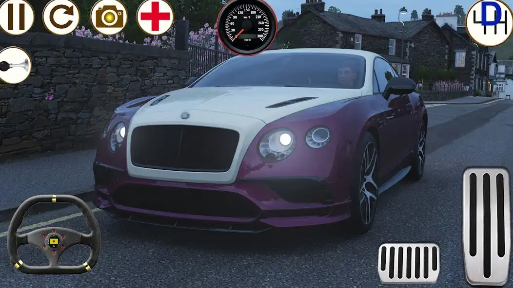 Play Driving Bentley Continental as an online game Driving Bentley Continental with UptoPlay