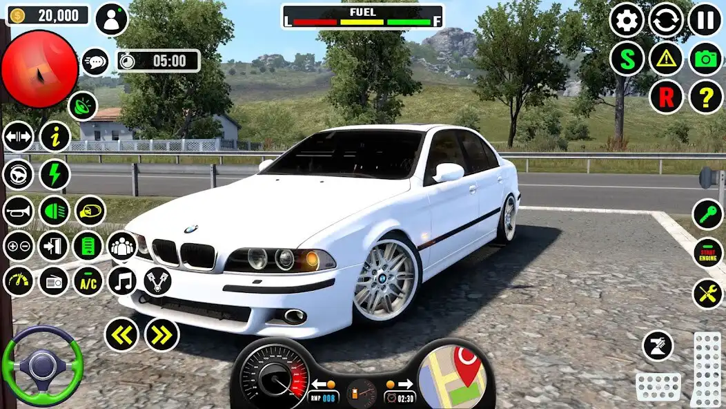 Play Driving School Car Games 3D as an online game Driving School Car Games 3D with UptoPlay