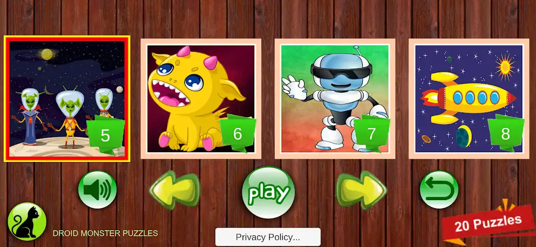 Play Droid Monster Puzzles as an online game Droid Monster Puzzles with UptoPlay