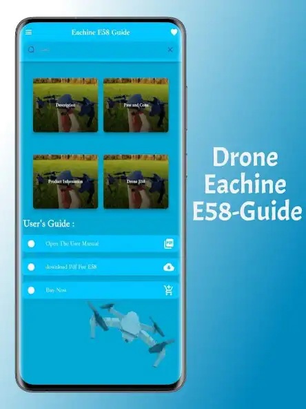 Play Drone Eachine E58-Guide  and enjoy Drone Eachine E58-Guide with UptoPlay