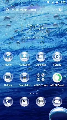 Play Drops theme for APUS  and enjoy Drops theme for APUS with UptoPlay