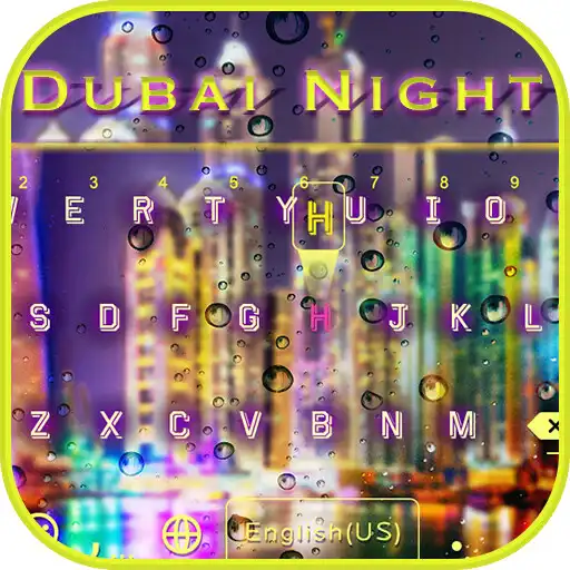 Free play online Dubai Night Keyboard Theme APK