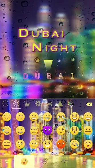 Play Dubai Night Keyboard Theme