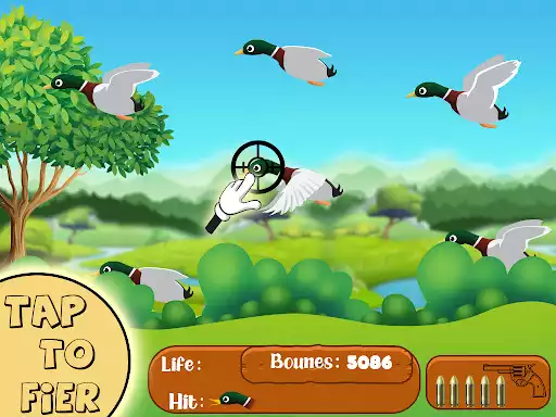 Play Duck Shooter : The Fun Game as an online game Duck Shooter : The Fun Game with UptoPlay