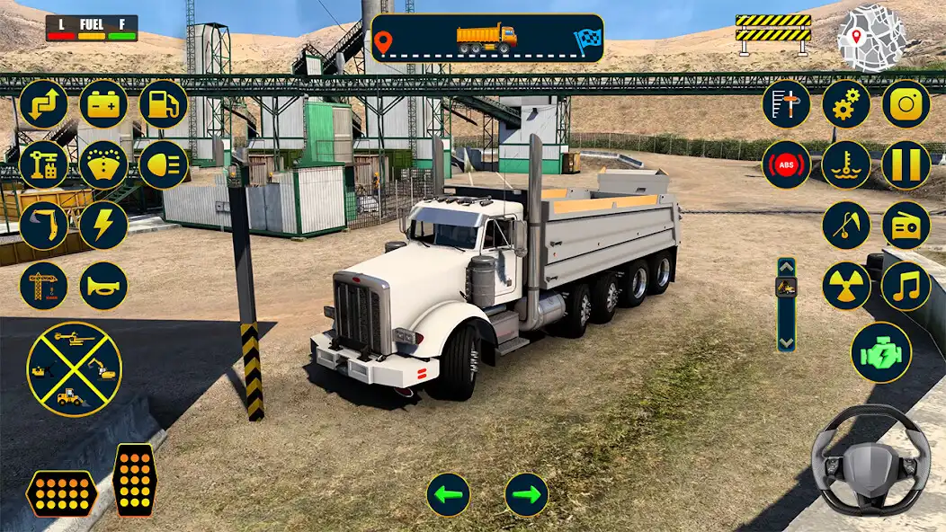 Play Dump Truck American Truck Game as an online game Dump Truck American Truck Game with UptoPlay