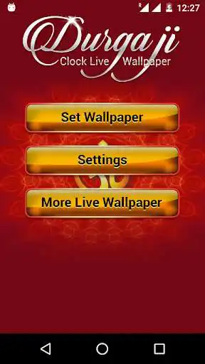 Play Durga Ji Clock Live Wallpaper  and enjoy Durga Ji Clock Live Wallpaper with UptoPlay