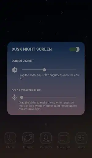 Play Dusk Night Screen(Blue Light Filter & Screen Dim) as an online game Dusk Night Screen(Blue Light Filter & Screen Dim) with UptoPlay