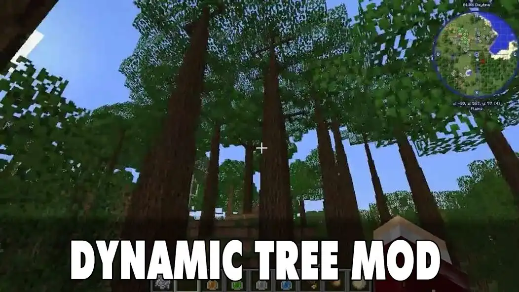 Play Dynamic Tree Mod for Minecraft as an online game Dynamic Tree Mod for Minecraft with UptoPlay