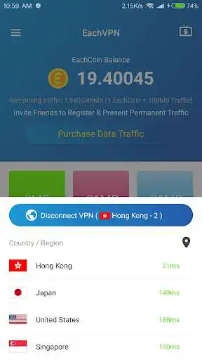 Play EachVPN - Permanently Available Free VPN Service as an online game EachVPN - Permanently Available Free VPN Service with UptoPlay