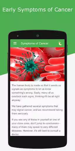 Play Early Symptoms of Cancer