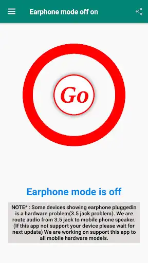 Play Earphone Mode OFF  and enjoy Earphone Mode OFF with UptoPlay