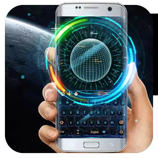 Free play online earth galaxy keyboard space warship neon  APK