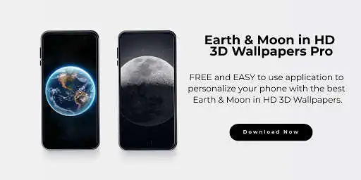 Play Earth & Moon in HD 3D Wallpapers Pro  and enjoy Earth & Moon in HD 3D Wallpapers Pro with UptoPlay