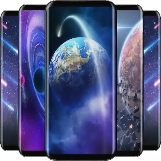 Play Earth & Moon Parallax  Wallpaper APK