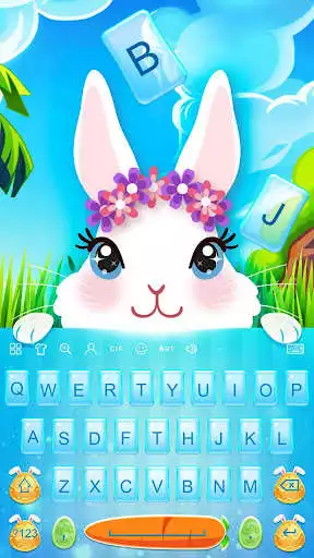 Play Easter Bunny - Keyboard Theme  and enjoy Easter Bunny - Keyboard Theme with UptoPlay