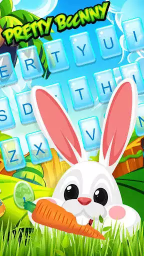 Play Easter Bunny - Keyboard Theme as an online game Easter Bunny - Keyboard Theme with UptoPlay