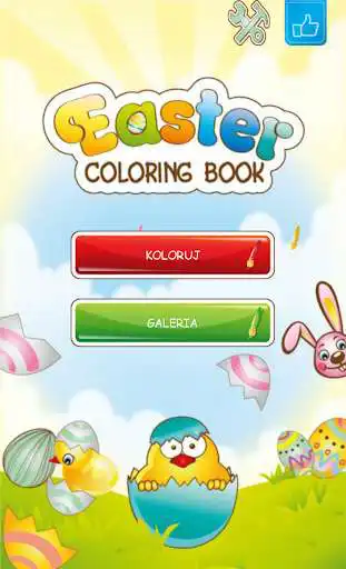 Play Easter coloring book