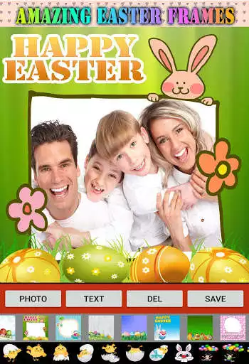 Play Easter Frames and Stickers