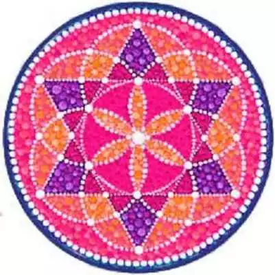 Play Easy crochet mandalas coloring