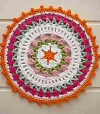 Play Easy crochet mandalas coloring