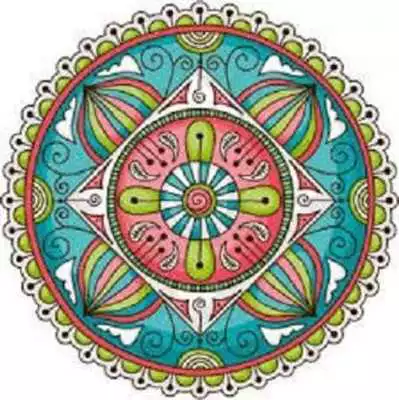 Play Easy crochet mandalas coloring