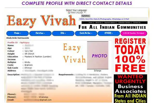 Play EazyVivah - A FREE Matrimonial Service