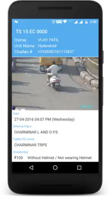 Play e Challan Telangana Hyderabad