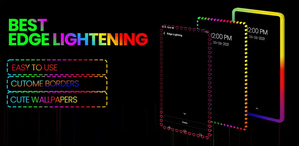 Play Edge lighting Wallpaper Border  and enjoy Edge lighting Wallpaper Border with UptoPlay