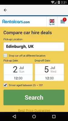 Play Edinburgh Car Rental, UK